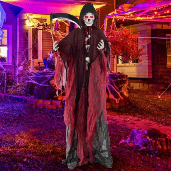 8FT Halloween Standing Skeleton