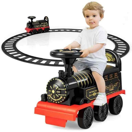 OLAKIDS Kids Ride on Train with Track
