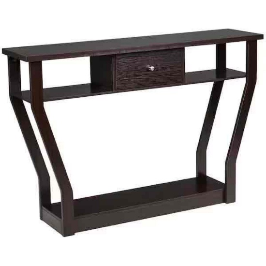 Modern 47 in. Brown Standard Specialty Wood Console Table