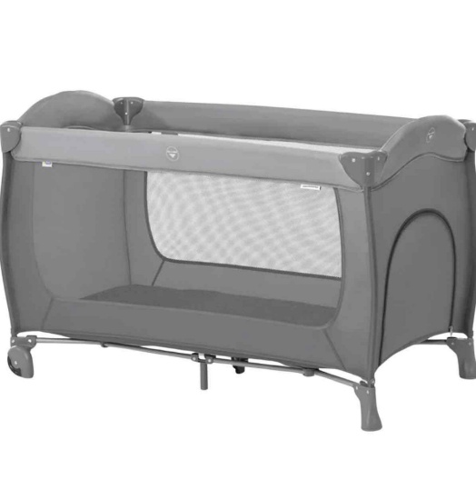 Portable Baby Travel Cot with Wheels