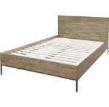 Hathaway Queen Bed in Drifted Sand Beige Wood
