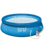 Intex 12 Foot x 30 Inch Ground Inflatable 4 Person Pool