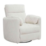 RADIUS - MEGA IVORY POWER SWIVEL GLIDER RECLINER