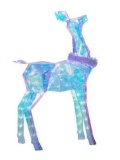 Pre-Lit Prismatic Deer Christmas Decoration