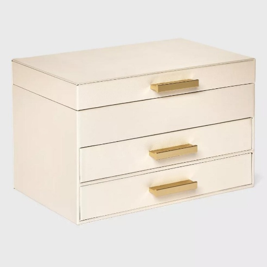 Three Drawer Organizer Jewelry Box