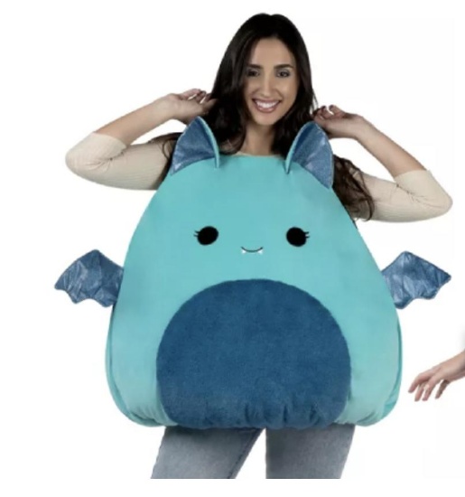 Squishmallows Adult Lucasta the Bat Halloween Costume