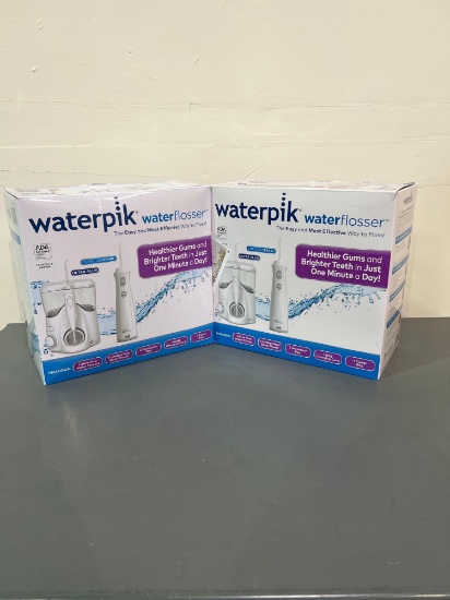 QTY - 2 Waterpik Ultra Plus and Cordless Pearl Water Flosser Combo Pack