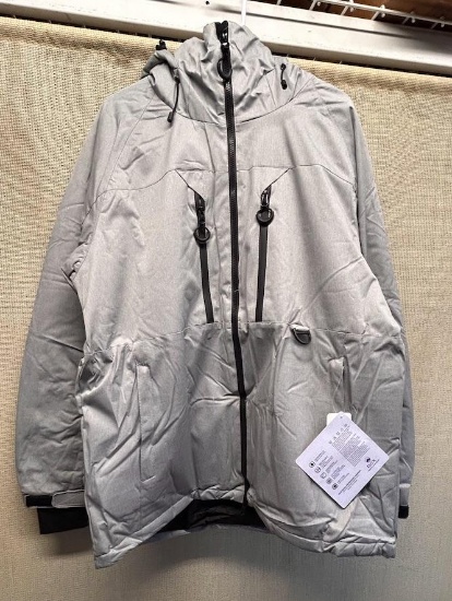 New Waterproof Ski Jacket Warm Winter Snow Coat Windbreaker Hooded Thick Snowboard - XL