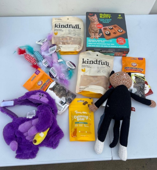 MIsc. Cat toys and snacks