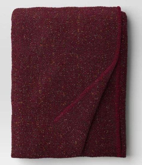 Marled Boucle Throw Blanket - Threshold?