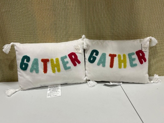 Qty 2 - Gather Decorative Pillow