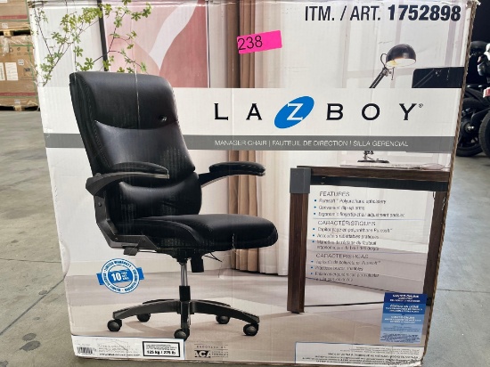 Black La-Z-Boy manager chair
