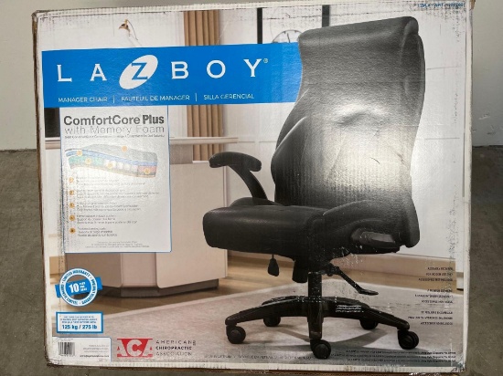 Black La-Z-Boy manager chair