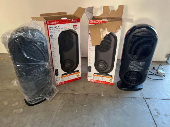QTY 2- Lasko motion X heater. Model CC27350