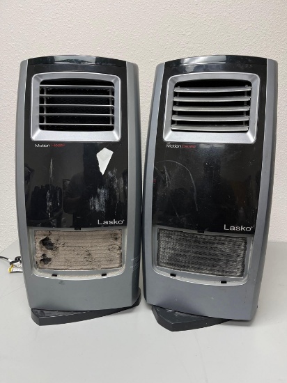 QTY 2 Lasko motion heaters