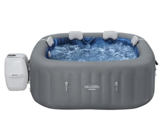 SaluSpa Coronado EnergySense Square Air Jet 4-6 Person Inflatable Spa