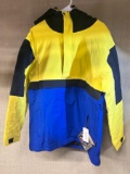 New Waterproof Ski Jacket Warm Winter Snow Coat Windbreaker Hooded Thick Snowboard - LARGE