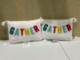 Qty 2 - Gather Decorative Pillow