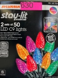 Sylvania two sets of 50 LED lights
