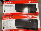 Qty 2 Lasko Low profile heater