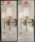 2 Pack of Globe Rechargeable Sconces