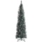 6 ft. Unlit Snowy PVC Slim Artificial Christmas Tree