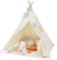Foldable Kids Canvas Teepee Play Tent