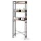 23.5 in. W x 68 in. H x 9.5 in. D Rustic Brown 3-Tier Over-the-Toilet Storage Rack