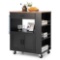 Costway Kitchen Island Cart Rolling Storage Cabinet