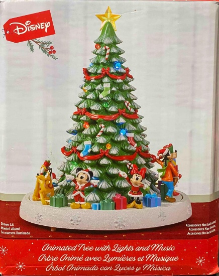 Disney Animated Tree with Lights and Music