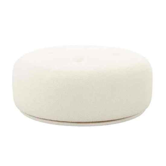 Ariyona Boucle Swivel Ottoman