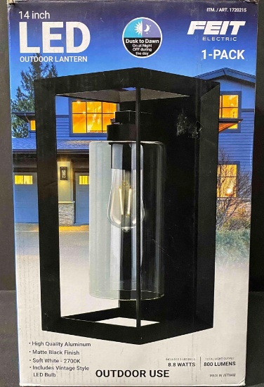 FEIT ELECTRIC 14 inch LED OUTDOOR LANTERN