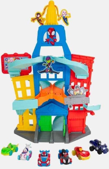 MARVEL SPIDEY and his AMAZING FRIENDS City Track Set