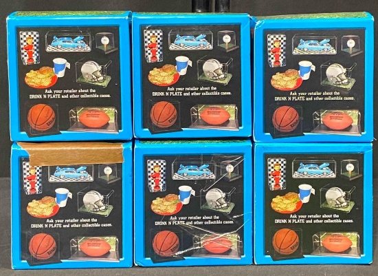 Lot of Pioneer Plastics Clear Plastic Baseball Display Case
