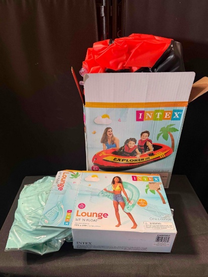 Intex Inflatable Lounging Swimming Pool Float