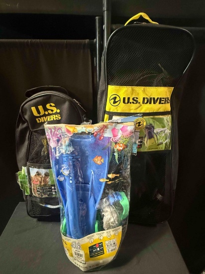 U.S. Divers Sideview Adult & Jr Snorkeling Set