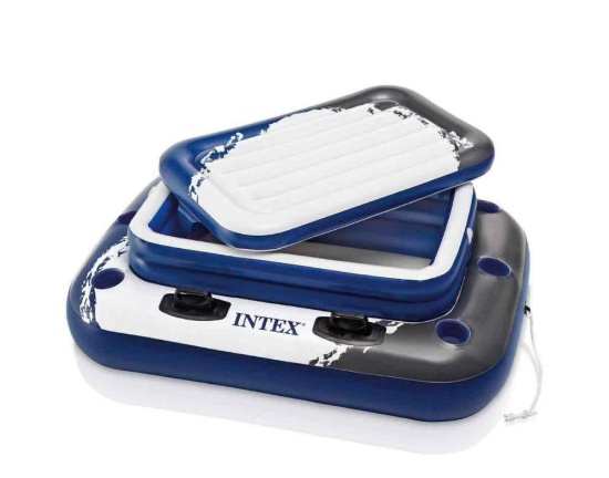 Intex Inflatable Mega Chill II 72 Can Beverage Cooler Float w/ Lid