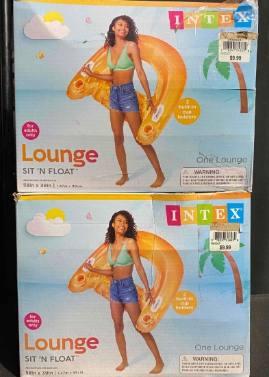 2 Pack Intex Float Inflatable Pool Float
