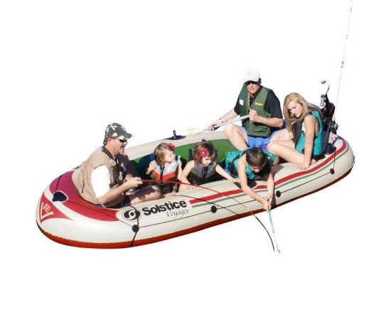 Solstice Voyager Inflatable Boat - 6-Person