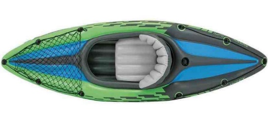 Intex Challenger K1 Kayak 1 Man Inflatable Canoe