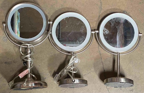 3 Pack of LED Vanity Mirror