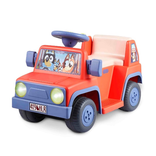 Bluey Battery Powered 6V Electric Car With Musical Wheel
