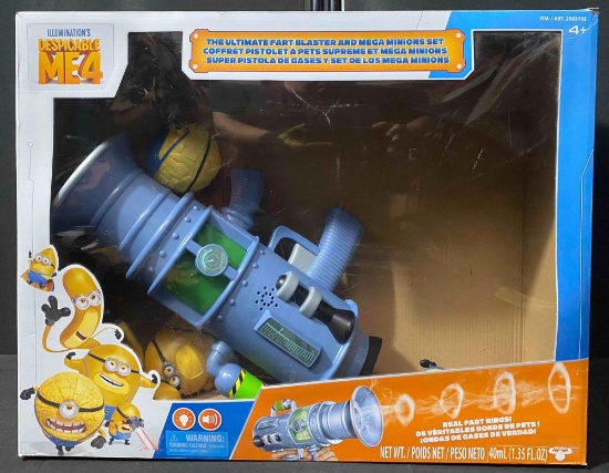 ILLUMINATION'S DESPICABLE ME THE ULTIMATE FART BLASTER AND MEGA MINIONS SET