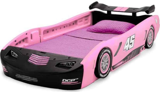 Delta Children Sport Race Car Twin Bed