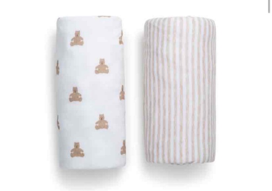 babyGap 100% Organic Cotton Crib Sheets - 2 Pack