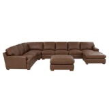 Aness Modular Corner Sectional with Ottoman