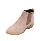 Womens Mid-heel Ankle Boots Pointed Toe size 7.5