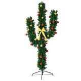 Costway 5 ft. Pre-Lit Cactus Artificial Christmas Tree
