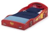Cars Lightning McQueen Plastic Sleep and Play Toddler Bed
