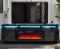 36-in W Black LED Wall-mount Electric Fireplace
